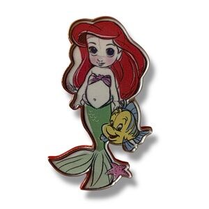 Disney The Little Mermaid Princess Toddler Ariel and Flounder Pin Accessories